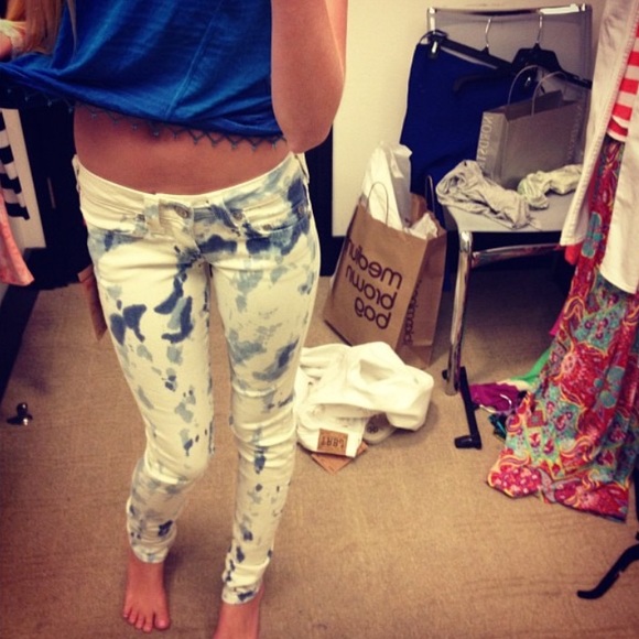 LIMITED EDITION True Religion tye dye skinny jeans - Picture 1 of 5